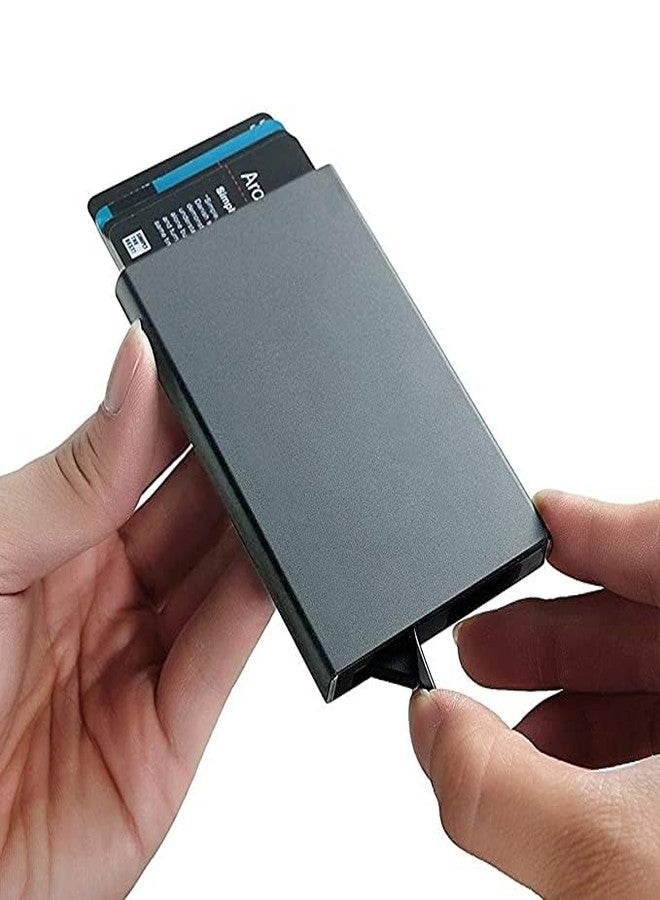 Stealodeal Slim Aluminium Pop Up Debit & Credit & ATM Men/Womwn Card Holder for Men & Women - Image 3